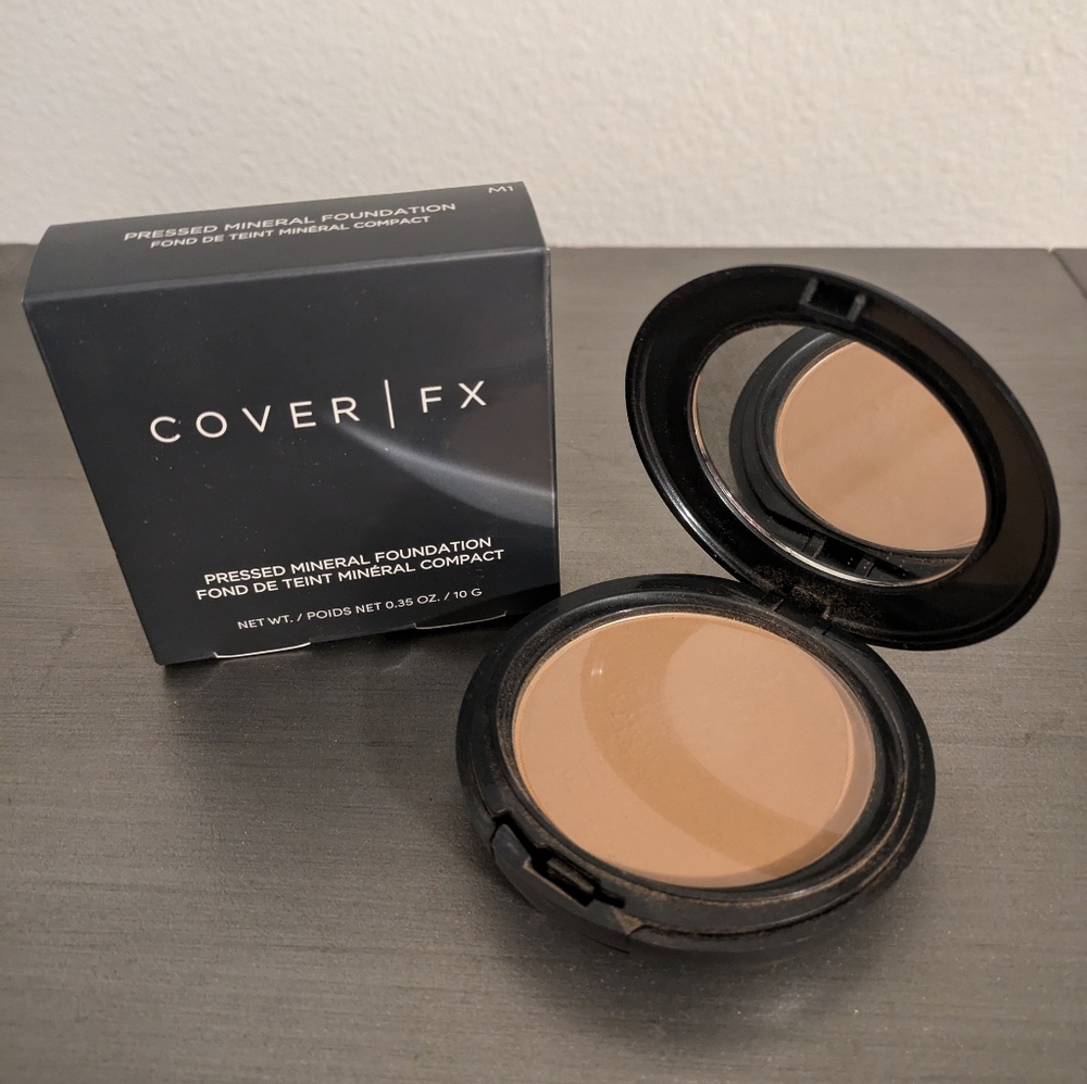 Coverfx pressed mineral powder foundation, shade M1